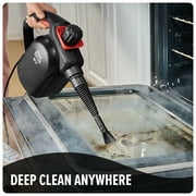 Dirt Devil Handheld Portable Steam Cleaner for Tile, Grout, Windows, Bathrooms, Kitchens, Fabric Steaming, 7-Piece Set, WD21010