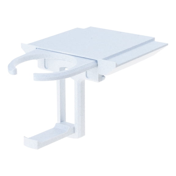 Space-Efficient Adjustable Cup Holder Under Desk Foldable Arm Mount with Clamp for Home Office Storage