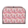 thumbnail image 2 of Lsque Summer Flamingo Print 4 Slice Toaster Cover , Kitchen Appliance Dustproof Protector , Toaster Protector Dustproof Kitchen Appliance Cover, 2 of 7