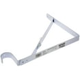 HyperTough, Heavy Duty Steel 13 in. Closet Rod Shelf Bracket, White