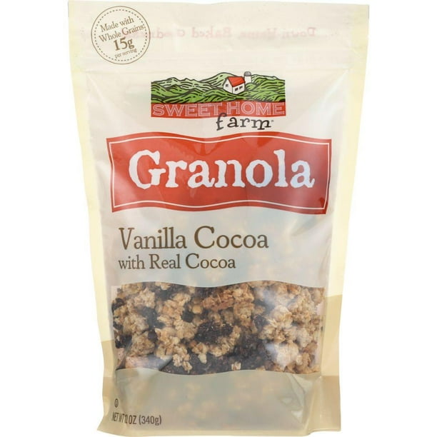 Sweet Home Farm Vanilla Cocoa Granola, 12 Oz (Pack Of 6)