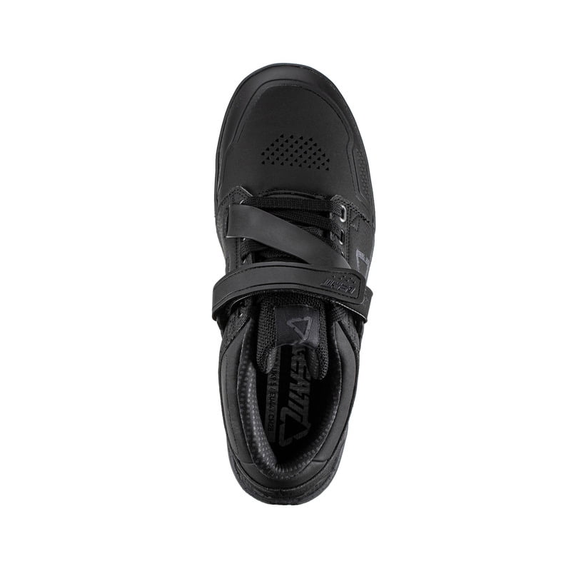 Leatt 4.0 Men MTB Shoes, Black, Size 9, ClipGrip SPD, All-Weather