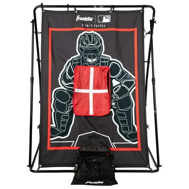 Franklin Sports 2-in-1 Baseball Pitchback Target   Rebounder Net - 61"x44"