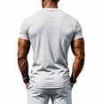 thumbnail image 6 of VgaVtl V-Neck T Shirt Men Short Sleeve Summer Muscle Solid Color Slim Clothes for Men Shirts Workout Quick Drying, 6 of 9