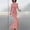 Pink, variant on WJHWSX Womens Dresses,Dresses for Women,Womens Fall Dresses,Long Sleeve,Crew Neck,Easy Care,Solid,M(US:6)