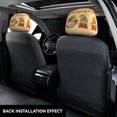 thumbnail image 5 of 2 PCS Car Headrest Cover, Gnomes Happy Thanksgiving Soft Car Seat Head Rest Cover Protector Interior Car Accessories Seat Covers for Cars Truck Auto Only Covers, 5 of 8