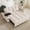 Beige, variant on Aukfa 65"W Convertible Sofa Bed with Storage, 3-in-1 Corduroy Queen Sleeper Sofa Couch with 360° Swivel Side Table & USB /Type-C Ports,Green