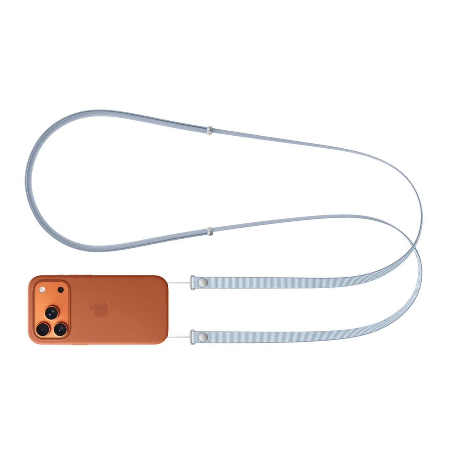 Phone Case Crossbody Strap with Adjustable Neck Hanging Design - Light Blue