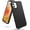 Black, variant on Ringke Air-S Case Compatible with iPhone 12 mini, Silicone Flexible TPU Shockproof Matte Slim Phone Cover - Black