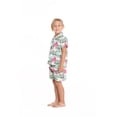 thumbnail image 2 of Hawaii Hangover Boy Aloha Luau Shirt Cabana Set in Flamingo in Love, 2 of 5