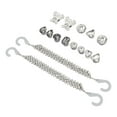 thumbnail image 1 of Bling 15Pcs Bling Shoe Accessories Plastic Alloy Sparkling Easy To Install Durable Hole Shoe Decorations For DIY Replacement, 1 of 8
