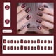 thumbnail image 4 of 30pcs False Nail Cats Eye Short Press On Nail Easy Application Stick on Nail Manicure For Commuting Or Parties, 4 of 4