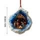 thumbnail image 2 of Uuiauoio Christmas Ornaments ,Acrylic Christmas Ornament Round Hanging Pendant for Tree Home Holiday Decor Festive Decoration Design Holiday Decor for Family, 2 of 6