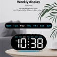 thumbnail image 3 of Elegant LED Alarm Clock with Soft Lighting and USB Charging Capability, 3 of 4