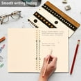 thumbnail image 4 of FORMRS 1-Subject Spiral Notebook 8" x 5" College Ruled 60 Refillable Sheet A5 Hard Cover, Beige Abstract Dots, 4 of 7