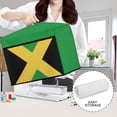 thumbnail image 5 of SEANATIVE Jamaica Flag Sewing Machine Cover with Pockets Sewing Accessories Universal for Most Standard Sewing Machines Machine Washable Home Decoration, 5 of 7