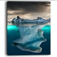 thumbnail image 2 of Designart 'Large Iceberg in Sea ' Seascape Photography Canvas Art Print, 2 of 3