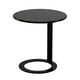 thumbnail image 5 of Mesita auxiliar pequeña, moderna, minimalista, de metal con base, pequeña mesa de pedestal decorativa. Negro, 5 of 9