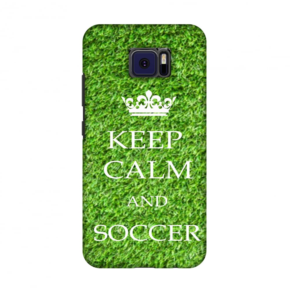Asus Zenfone V V520kl Case Soccer Keep Calm And Soccer Green Grass Hard Plastic Back Cover Slim Profile Cute Printed Designer Snap On Case With Screen Cleaning Kit