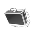 thumbnail image 2 of Minkissy Equipment Case Portable Hard Case for General Users with Foam Insert Black 1Set, 2 of 7