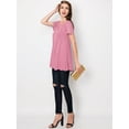 thumbnail image 5 of Made by Johnny Women's Tunic Top Casual T Shirt for Leggings S-5XL Plus Size XXL PINK, 5 of 6