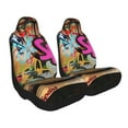 thumbnail image 2 of Pofeuu Graffiti Lamp Urban Scene Print Automotive Car Seat Covers Flat Cloth Full Set Seat Covers,Car Seat Covers front seats for Cars Trucks and SUVs-2 PCS, 2 of 9