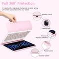 thumbnail image 6 of Detachable Bluetooth Keyboard Folio with Pencil Holder for 11-inch iPad Air M3/M2, 10.9-inch iPad Air 4th/5th Gen & 11-inch iPad Pro (2018–2022),Pink, 6 of 8