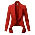 thumbnail image 1 of FashionOutfit Women's Casual Work Office Open Front Style Long Sleeves Blazer Jacket - Made in USA, 1 of 1