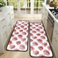 thumbnail image 4 of Kitchen Rugs Sets Of 2,Pink Cow Strawberry Pattern Anti Fatigue Kitchen Mat Rugs Non Slip Washable,Decorative Kitchen Floor Mats for Kitchen,Sink,Laundry,17"x47"+17"x47", 4 of 5