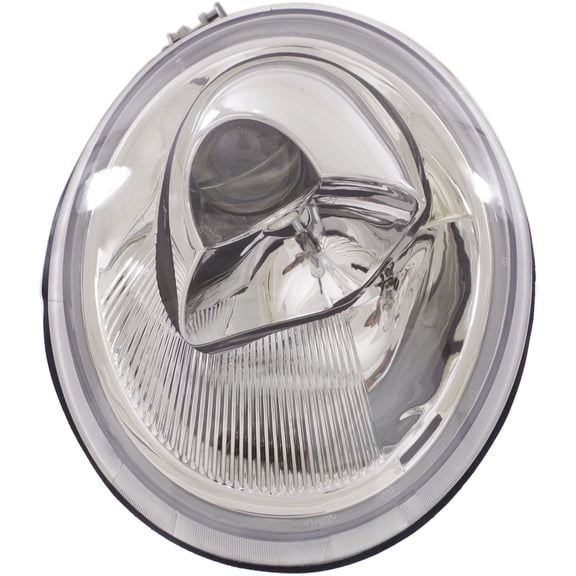 Headlight Compatible With 1998-2005 Volkswagen Beetle Left Driver Halogen With bulb(s)