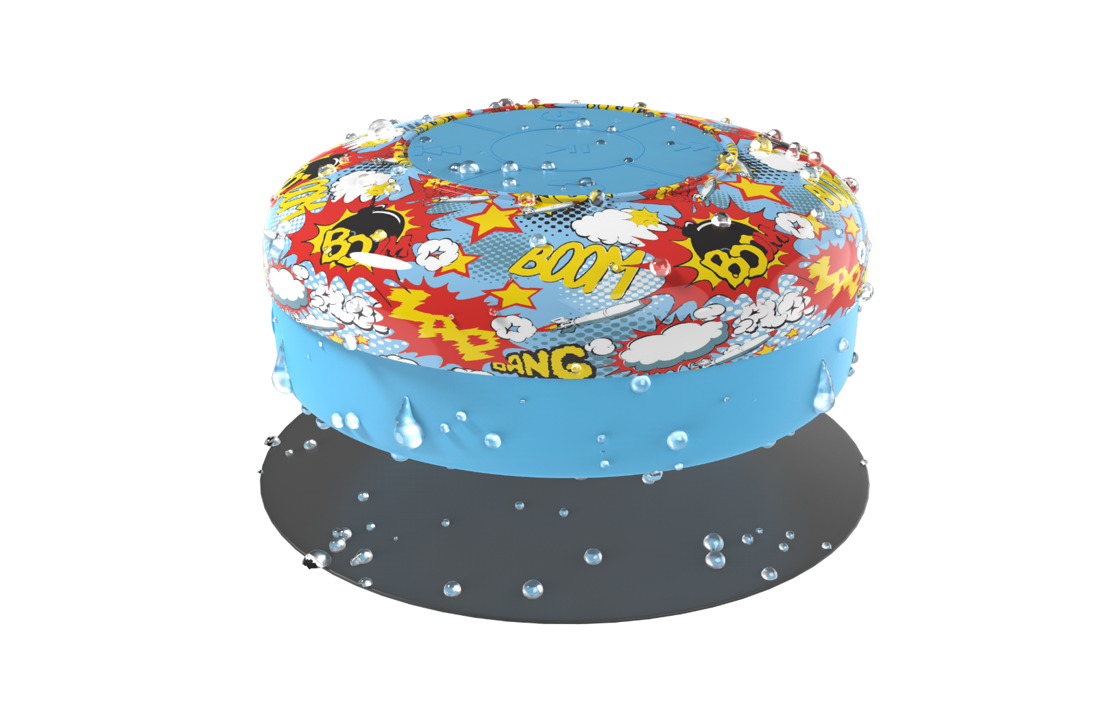 gentek s4 wireless shower speaker