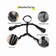 thumbnail image 4 of Suspender Dog Boots Leggings with Anti-Slip Sole for Small & Medium Dogs, Paw Protector, Perfect for Outdoor Walking, Hiking, Waterproof and Anti-Fall Dog Shoes with Adjustable Strap (m), 4 of 5
