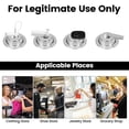 thumbnail image 4 of 1Pack Security Tag Tool,Magnetic Security Tag Detacher for Legitimate Use,Professional Shop Tool for Clothing & Quilt Fasteners Vigorous,silver, 4 of 6