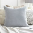 thumbnail image 4 of Surya Corduroy CDR-001 20 x 20" Square Cotton Pillow Kit in Light Gray, 4 of 5