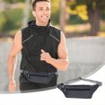 thumbnail image 1 of Riñonera De Poliéster Riñonera ligera de nailon para correr, hacer deporte y fitness, de 32 x 11 cm, para hombre y mujer, ideal para exteriores Yulucky, 1 of 9