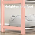 thumbnail image 4 of 4-Tier Steel Frame Shoe Organizer - Slim Profile Bathroom/Closet Storage Solution, 4 of 7
