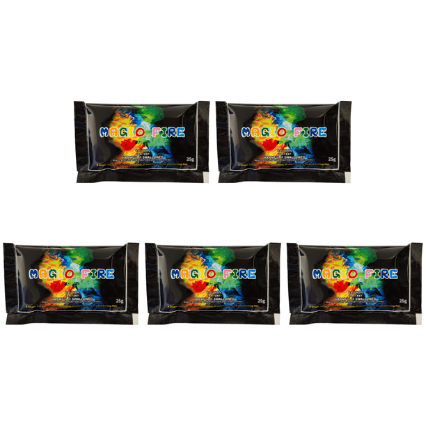 Party Flames Fire Paquetes que cambian de color Atmósfera Atrezzo brillante (25 g)