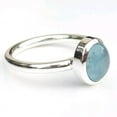 thumbnail image 6 of Aquamarine Ring, 925 Sterling Sliver Ring, Oval Gemstone Ring, March Birthstone Ring, Dainty Ring, Statement Ring, Designer Ring, Gift Item, 6 of 8