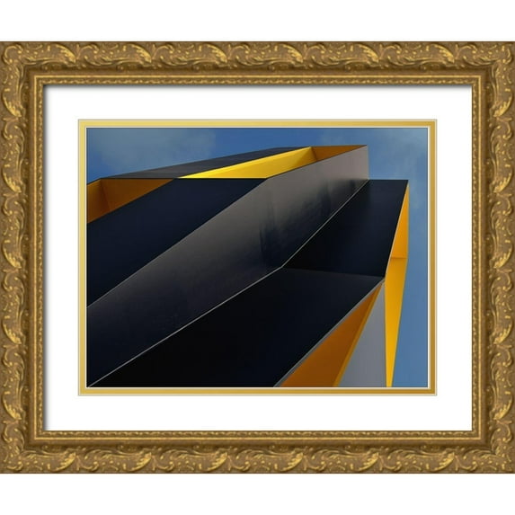 Maastricht, Henk van 18x15 Gold Ornate Wood Framed with Double Matting Museum Art Print Titled - Column