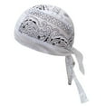 thumbnail image 2 of Sombreros de Pirata Ciclista Baoblaze Bandana Beanie Blanco Azul, 2 of 5