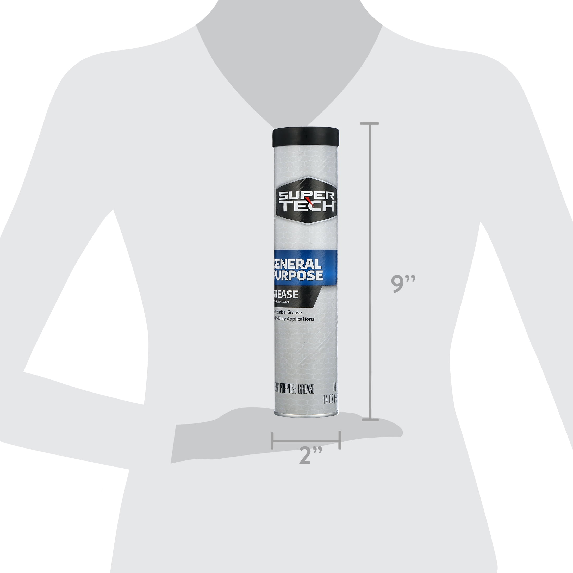 (4 pack) Super S General Purpose Grease, 14 oz, Enhanced Wear Protection