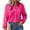Hot Pink, variant on Pxiakgy Womens Button Down Shirts Cotton Dress Shirt Long Sleeve Oversized Boyfriend Solid Tunic Tops with Pockets Gauze Tops for Women Loose Fit Button Down Shirts for Women Beige L
