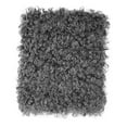 thumbnail image 3 of Sharprepublic Curly Fabric 16.9x14.9 inch Faux Fur Cloth for DIY Crafts Blanket Upholstery Dark Gray, 3 of 8