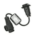 thumbnail image 3 of Convertidor de luz de remolque, conector redondo de 13 pines a americano de 7 vías, plástico, 6-24V, convertidor de luz de remolque de UE a EE. UU., 3 of 5