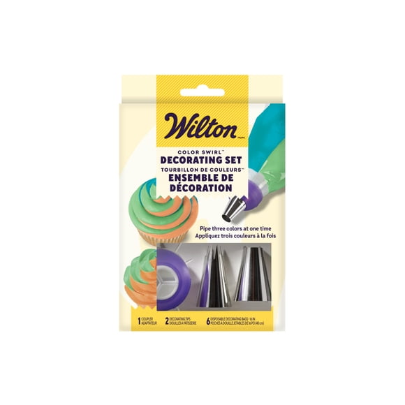 Wilton Ensemble de Décoration Tourbillon de Couleurs
