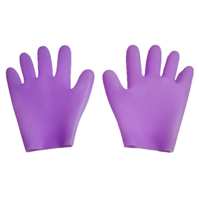 Silicone Moisturizing Socks And Gloves To Prevent Dryness And Cracking Hand And Foot Mask Purple Foot Mask Foot Mask Gloves Hand Mask Skin Rejuvenation