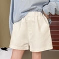 thumbnail image 2 of Edvintorg Girls Shorts Size 10-12 Loose Fit Casual Elastic Waisted Athletic Short with Pockets Teen Clothes for Girls, 2 of 8