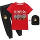 thumbnail image 1 of Juego Roblox de dos piezas para niños y niñas, traje de camiseta de manga corta y sombrero, algodón fino bidimensional, periférico, el mejor regalo, nuevo, 1 of 4