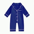 thumbnail image 2 of Kogui Neutral Baby Clothes Boy Newborn Baby Boy Clothes Little Brother Romper Jumpsuits One Piece Infant Coming Home Outfit Clothing Set 0 3 6 9 12 18 24 Months (Dark Blue,6-12 Months), 2 of 4