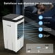 thumbnail image 5 of Aire Acondicionado PortatilEnfriador de Airecon Pantalla LED, con Tanque de 10L Control Remoto y Temporizador, Enfriamiento rápido de 120°，Adecuado para Hogar, Oficina, 5 of 5